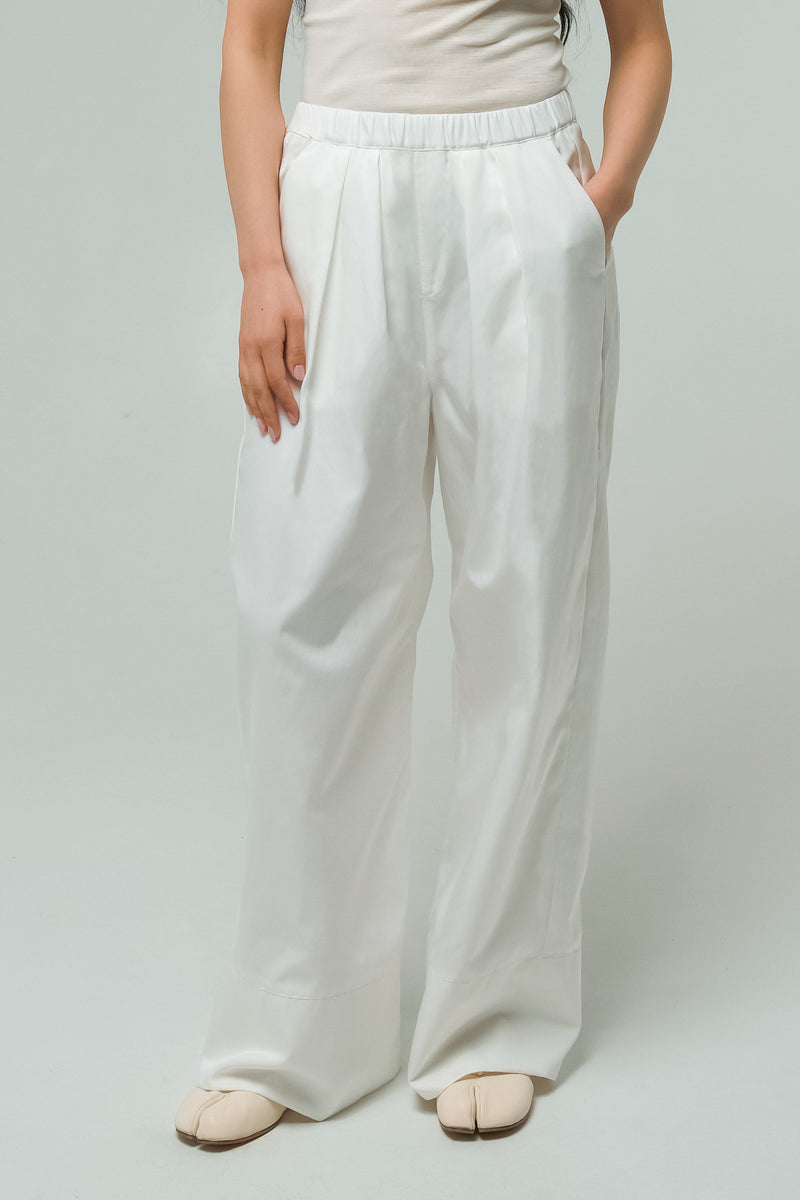 Charlie Silk Cotton Twill Pants
