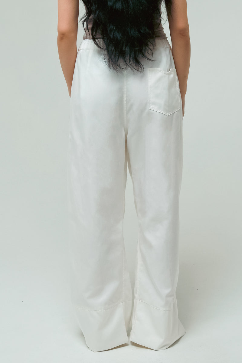 Charlie Silk Cotton Twill Pants