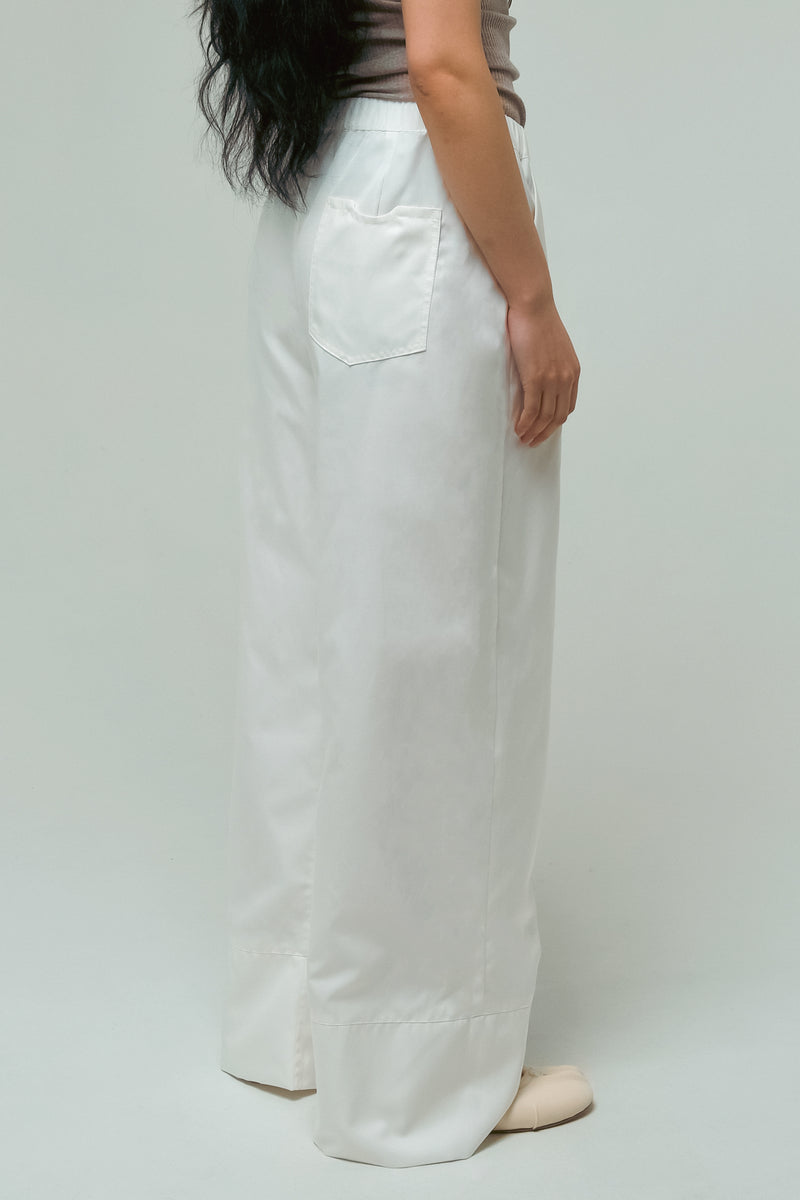 Charlie Silk Cotton Twill Pants