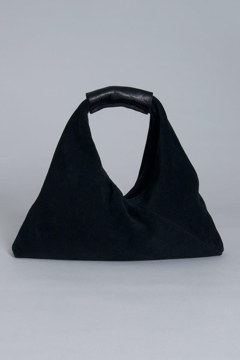 Yin Suede Triangle Bag