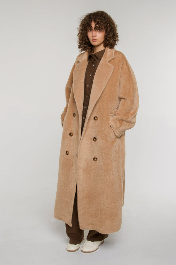 Teigan Alpaca Wool Coat