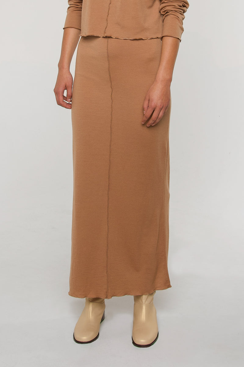 Eva Merino Wool Maxi Skirt