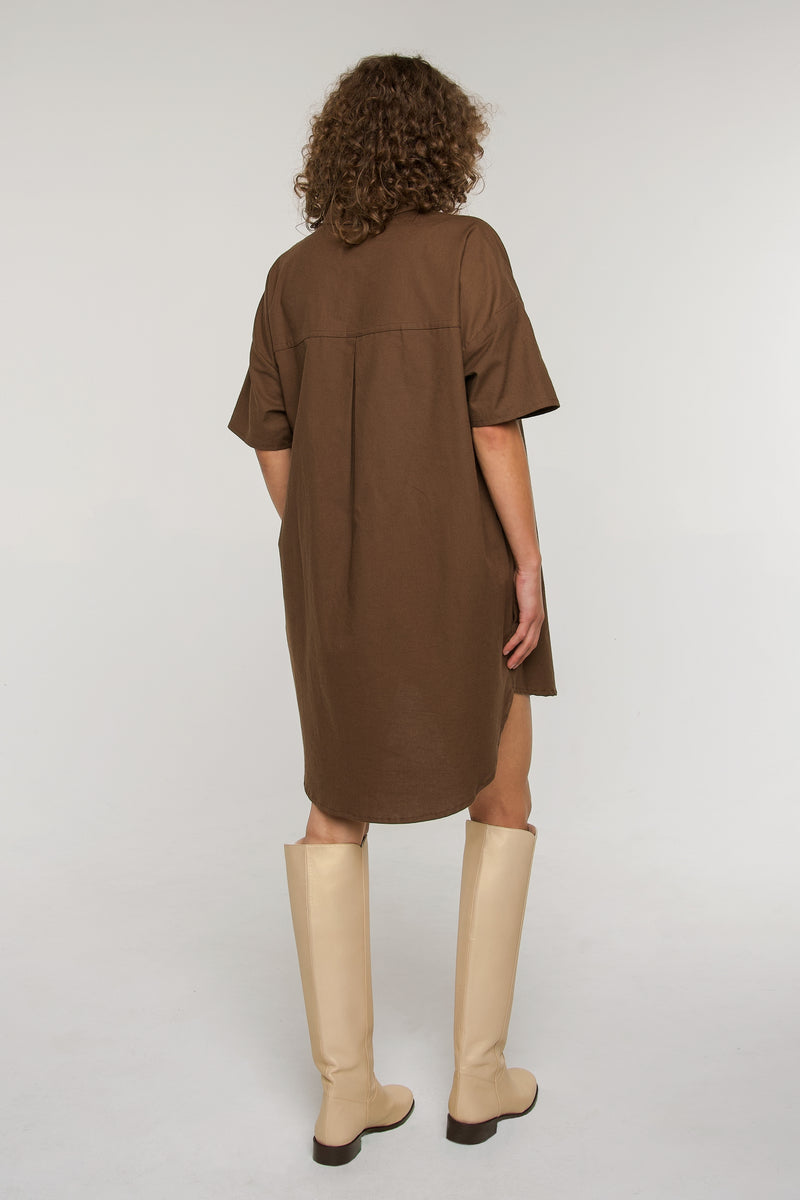 Julie Oversized Shirt Dress